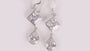 A White Cubic Zirconia Earring