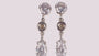 A White Cubic Zirconia Earring