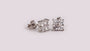 A White Cubic Zirconia Earring