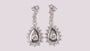A White Cubic Zirconia Earring