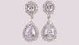 A White Cubic Zirconia Earring