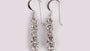 A White Cubic Zirconia Earring