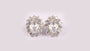 A White Cubic Zirconia Earring