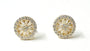 Silver with Yellow Gold Plate Earring