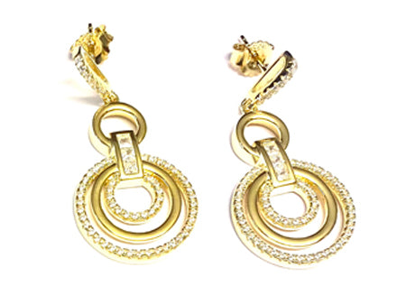 A Silver with Yellow Gold Plate Pendant