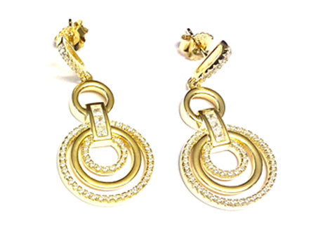 A Silver with Yellow Gold Plate Pendant