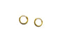 Yellow Gold Plated Sleeper Earrings  1.2 X 14