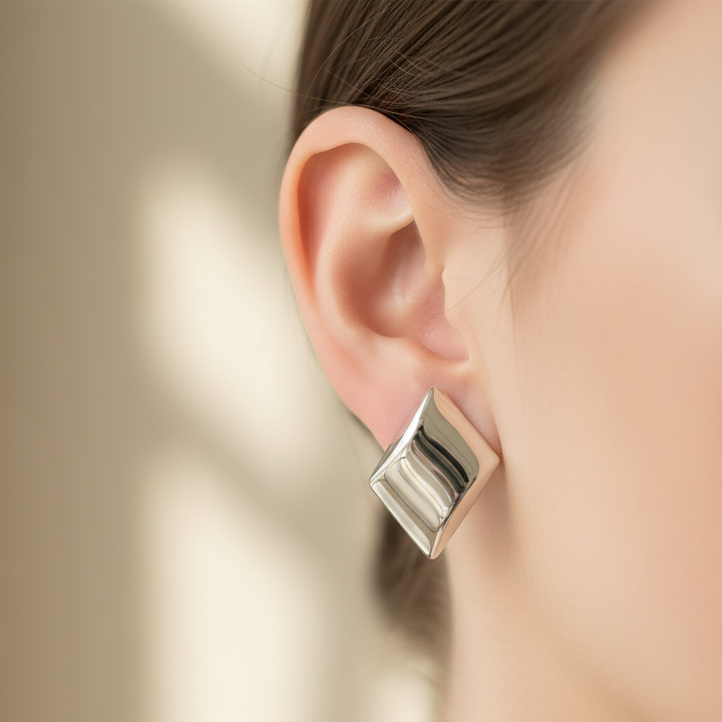 Simply Silver Clip On Earrings