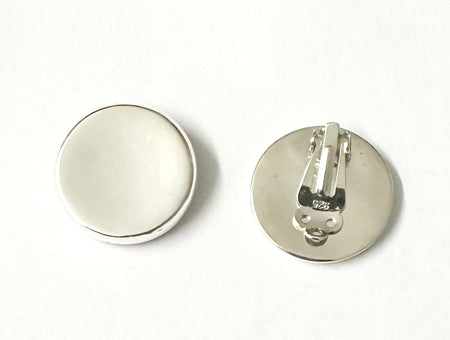 Simply Silver Clip On Earrings