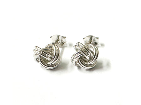 A Silver 8mm Stud Earring