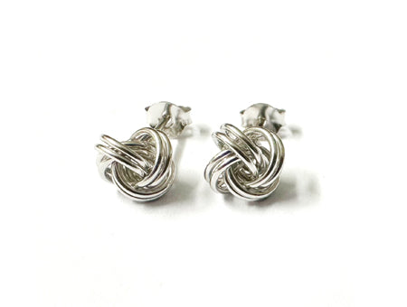 A Silver 8mm Stud Earring