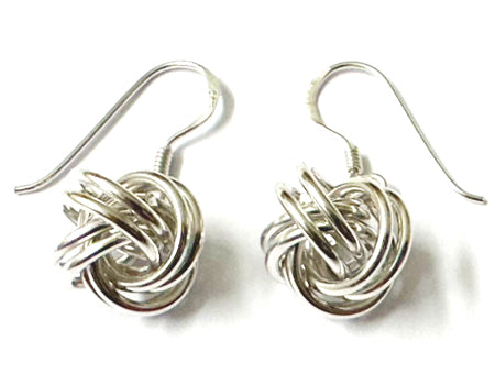 A Silver 12mm Drop Earring