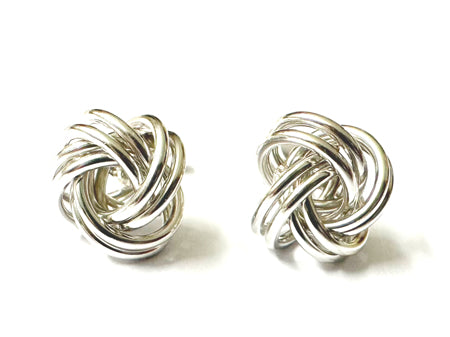 A Silver 12mm Stud Earring