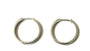 A Silver Hoop Earring