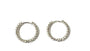 A Silver 18mm Hoop Earring