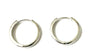 A Silver 18mm Hoop Earring