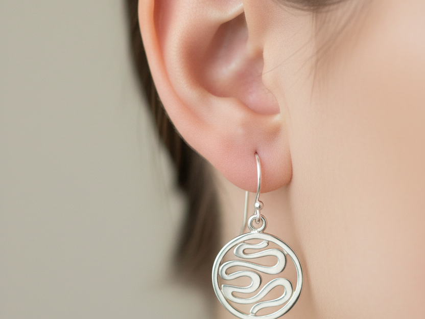Simply Silver Earring
