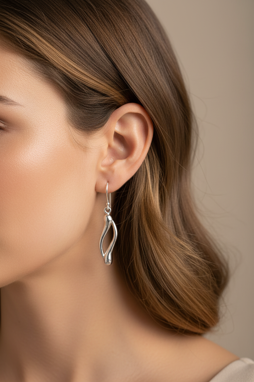 Simply Silver Earring