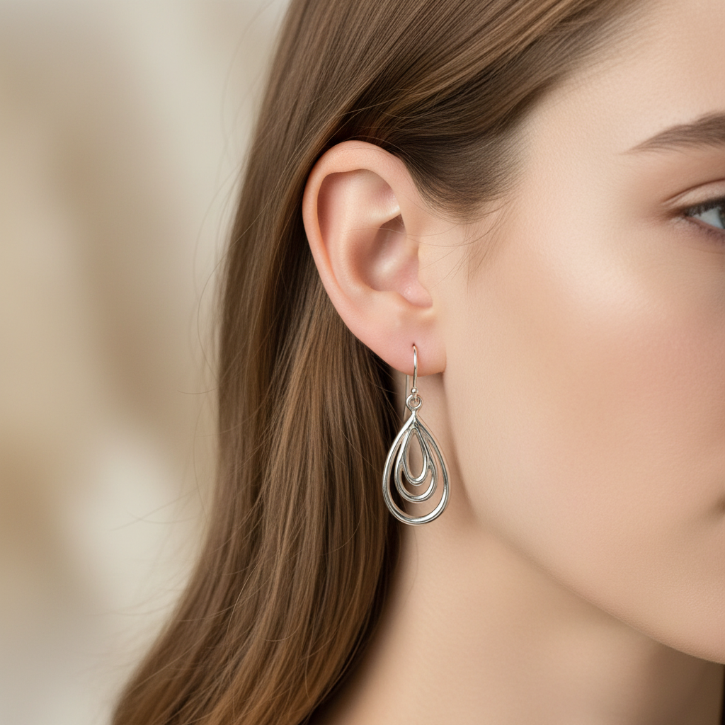 Simply Silver Earring