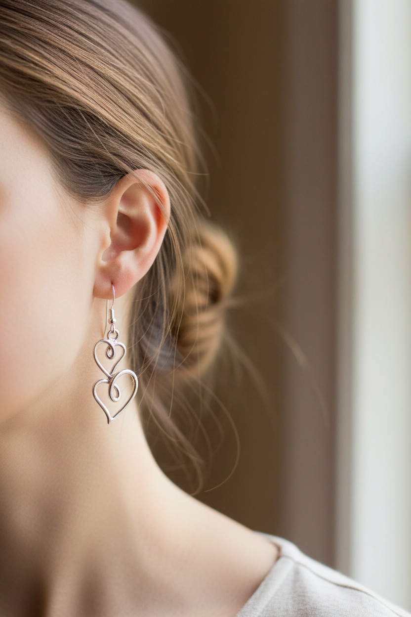 Simply Silver Earring
