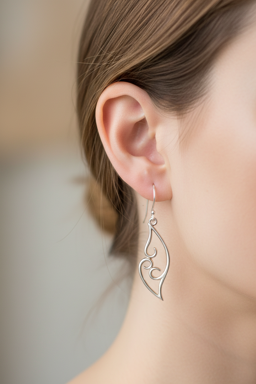 Simply Silver Earring