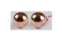 Silver with Rose Gold Plate Earring