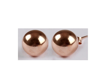 Silver with Rose Gold Plate Earring