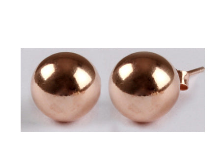 Silver with Rose Gold Plate Earring