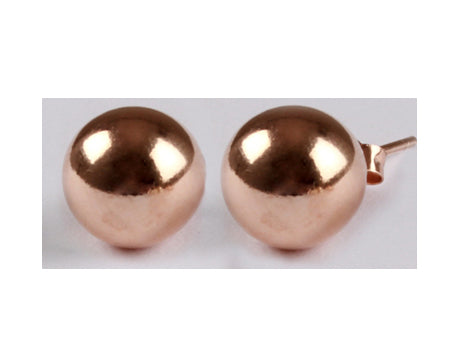 Silver with Rose Gold Plate Earring
