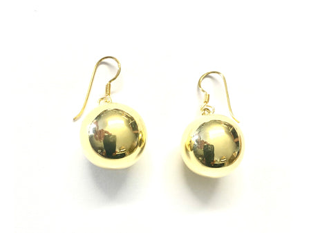 Yellow Gold Plated Drop Earrings