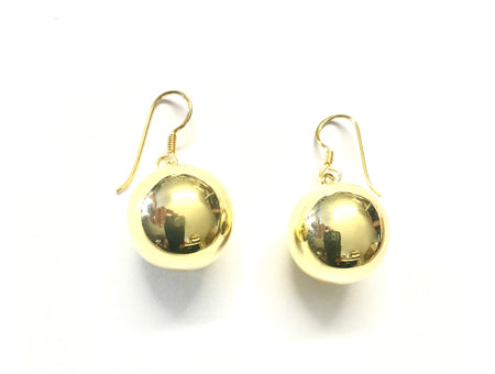 Yellow Gold Plated Drop Earrings
