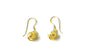A Yellow Plated Silver 8mm Drop Earring