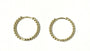 A Yellow Plated Silver 20mm Hoop Earring
