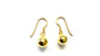 Yellow Gold Plated Drop Earrings