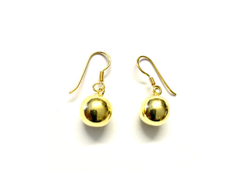 Yellow Gold Plated Drop Earrings