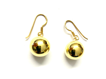 Yellow Gold Plated Drop Earrings