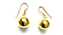 Yellow Gold Plated Drop Earrings