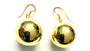 Yellow Gold Plated Drop Earrings