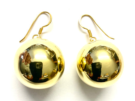Yellow Gold Plated Drop Earrings
