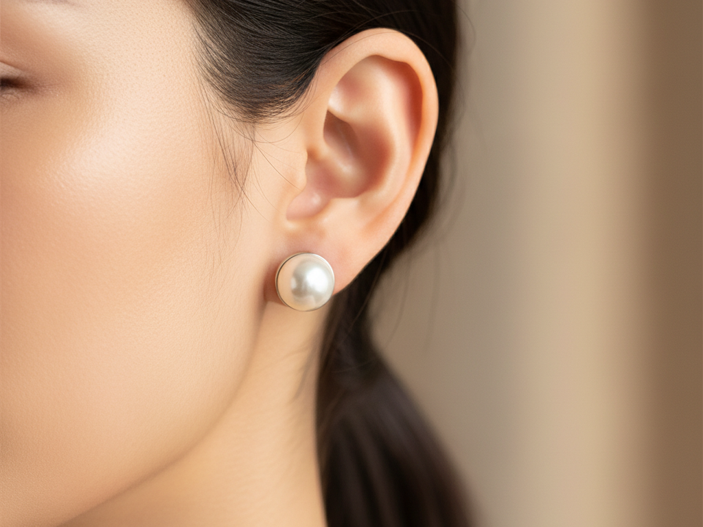 Pearl Earring 4MM