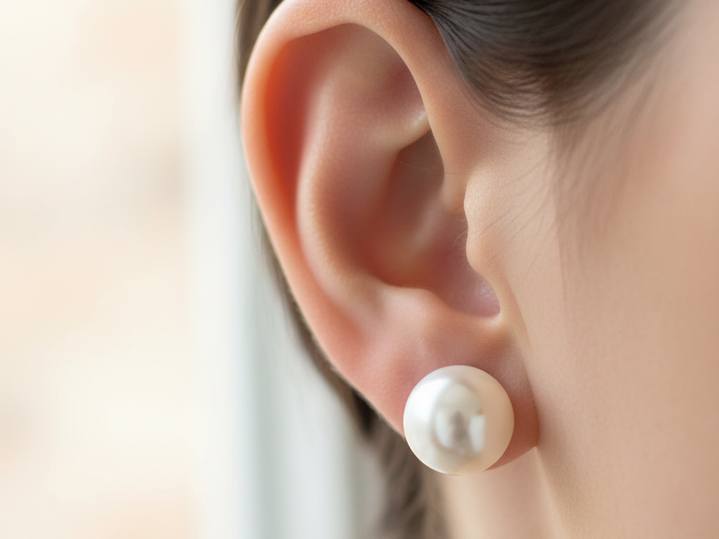 Pearl Earring 6MM