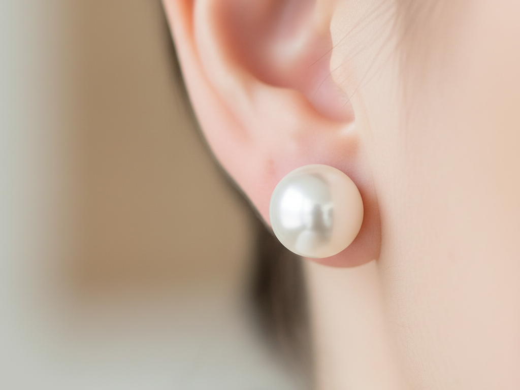 Pearl Earring 8MM