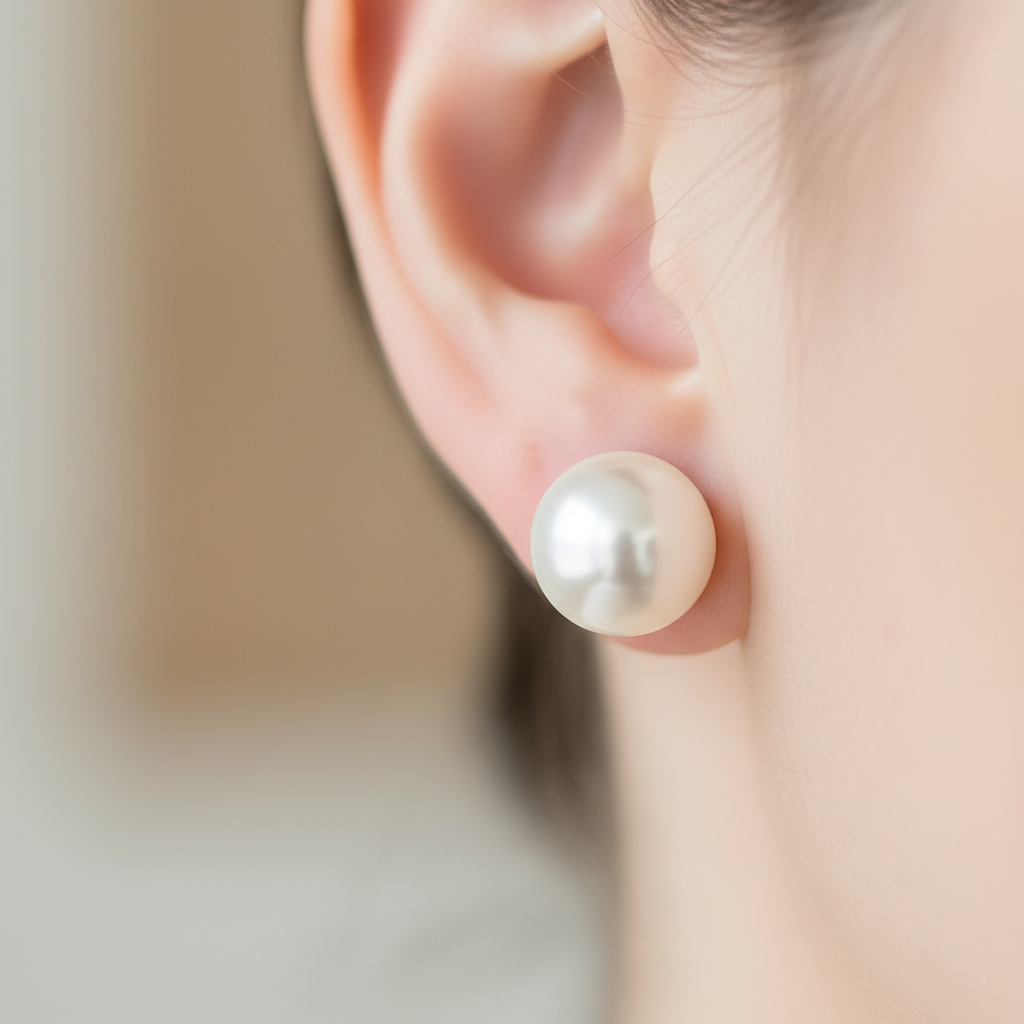 Pearl Earring 8MM