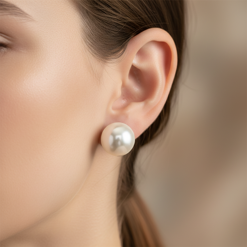Pearl Earring 8mm