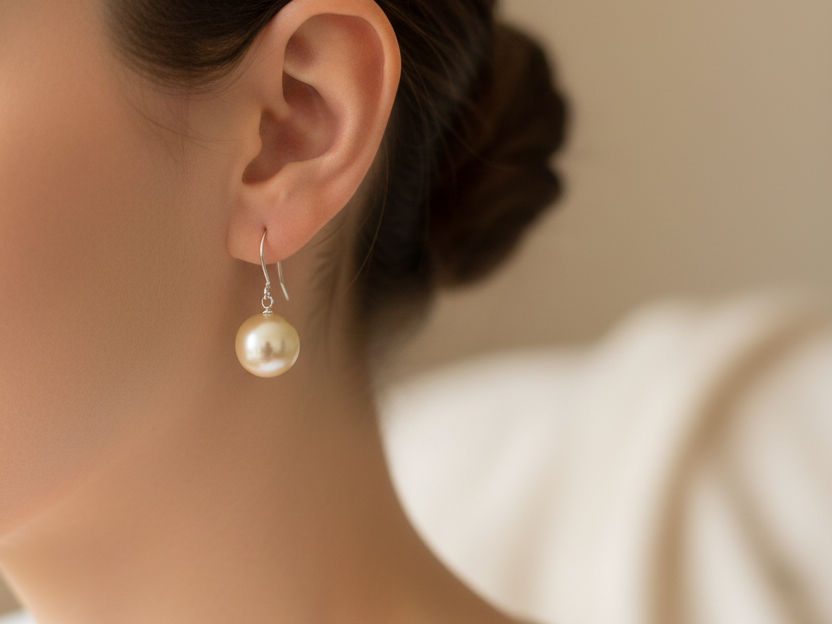 Pearl Earring 8MM