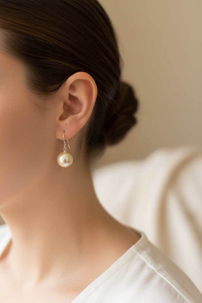 Pearl Earring 8MM
