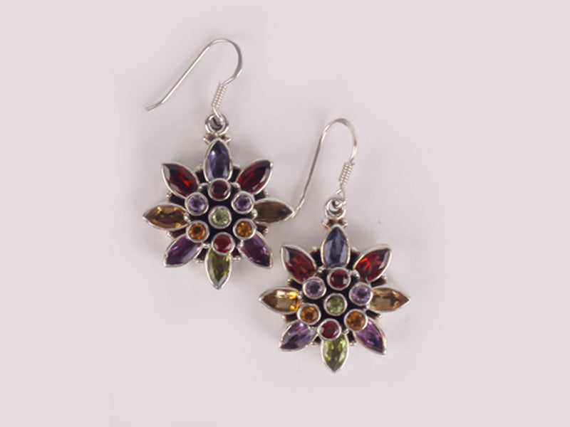 Semi Precious Stone Earring