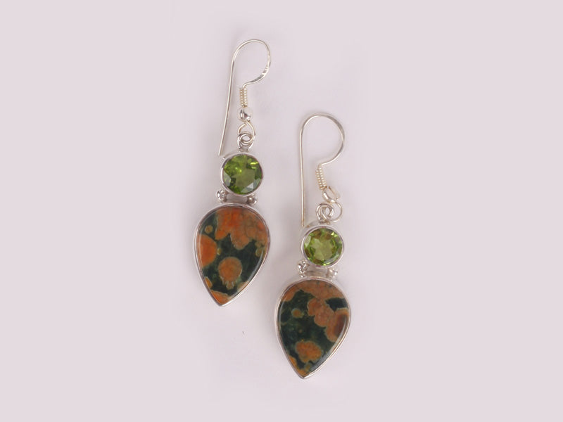 Semi Precious Stone Earring