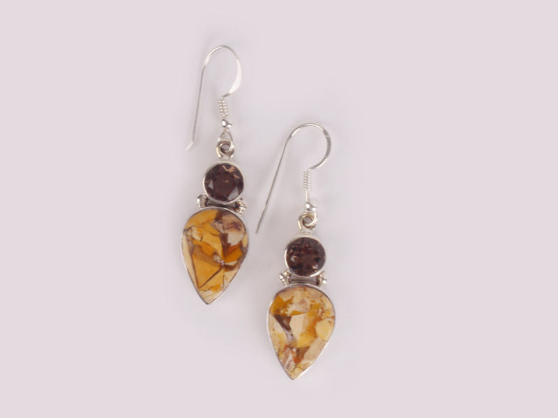 Semi Precious Stone Earring