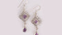 Semi Precious Stone Earring